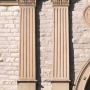 Beispiel von Pilastern am County Courthouse in Springfield, Ohio (USA)